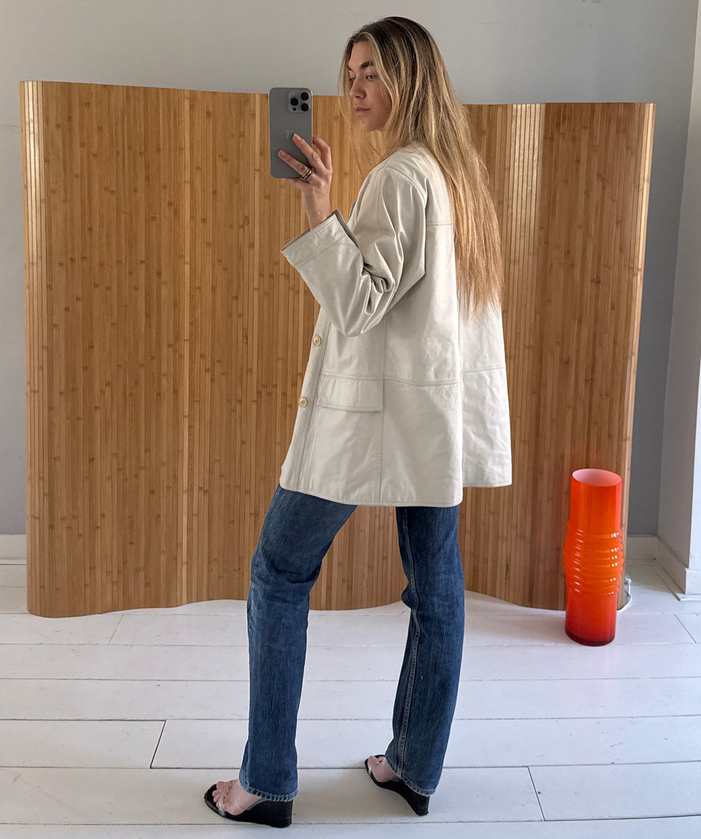 Leather Blazer