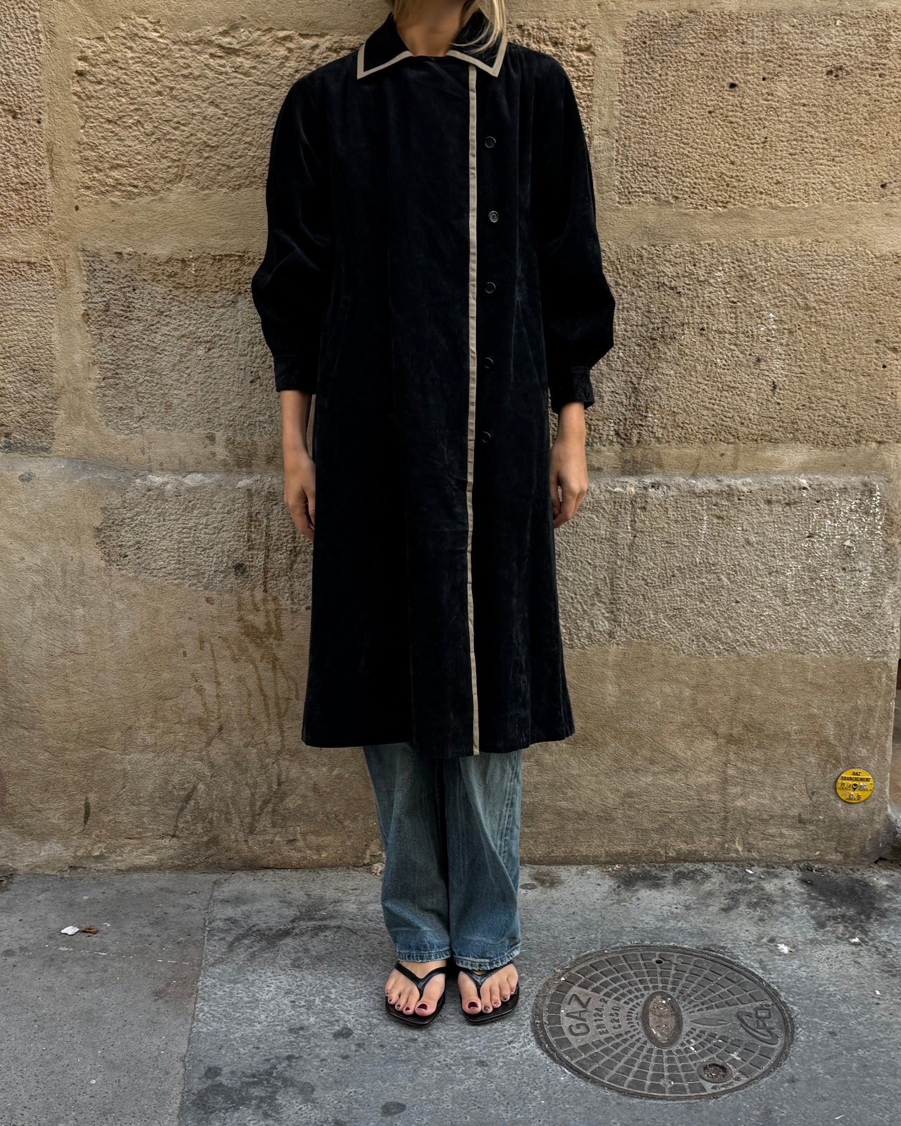 YVES SAINT LAURENT CORDUROY COAT