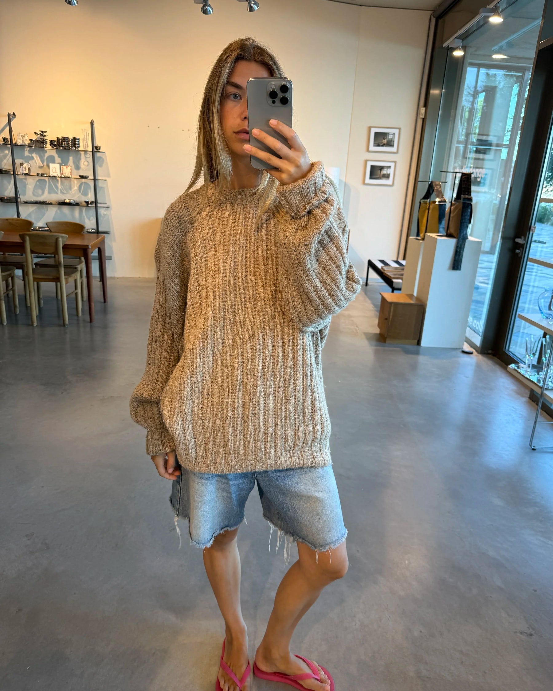 Cable Knit Camel
