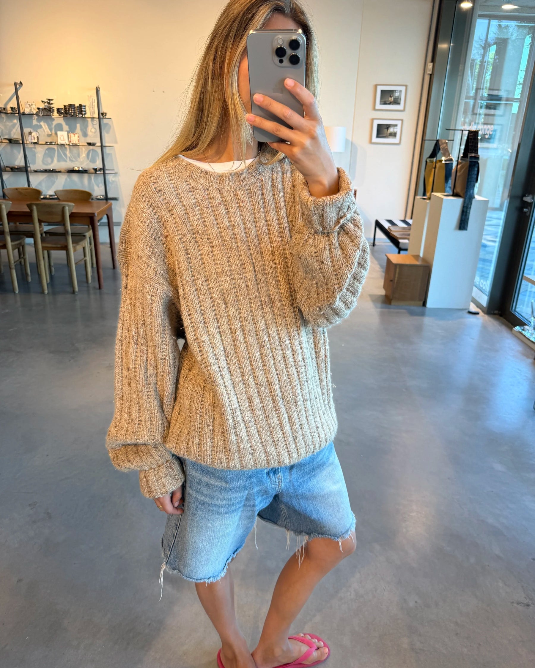 Cable Knit Camel