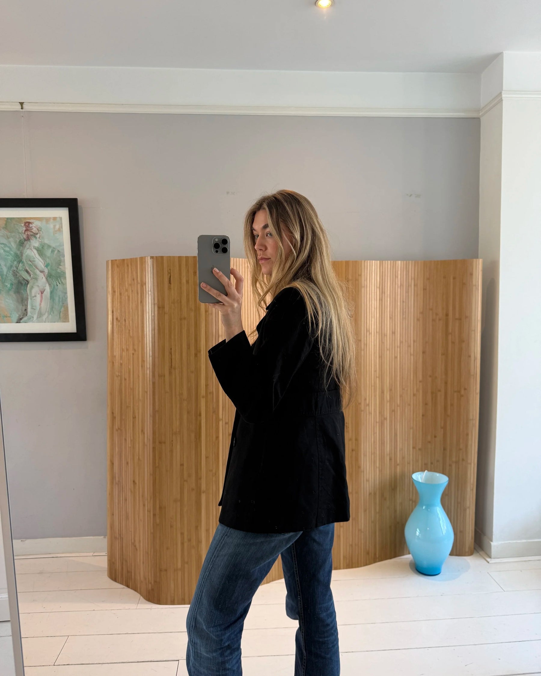 Double Breasted Canvas Jacket
