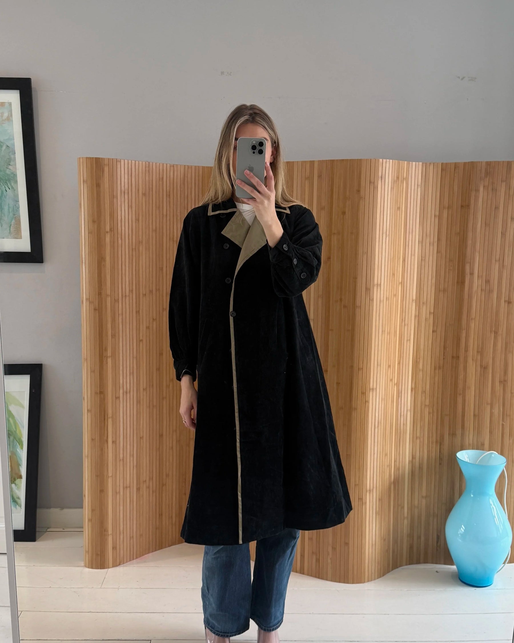 Yves Saint Laurent Corduroy Coat