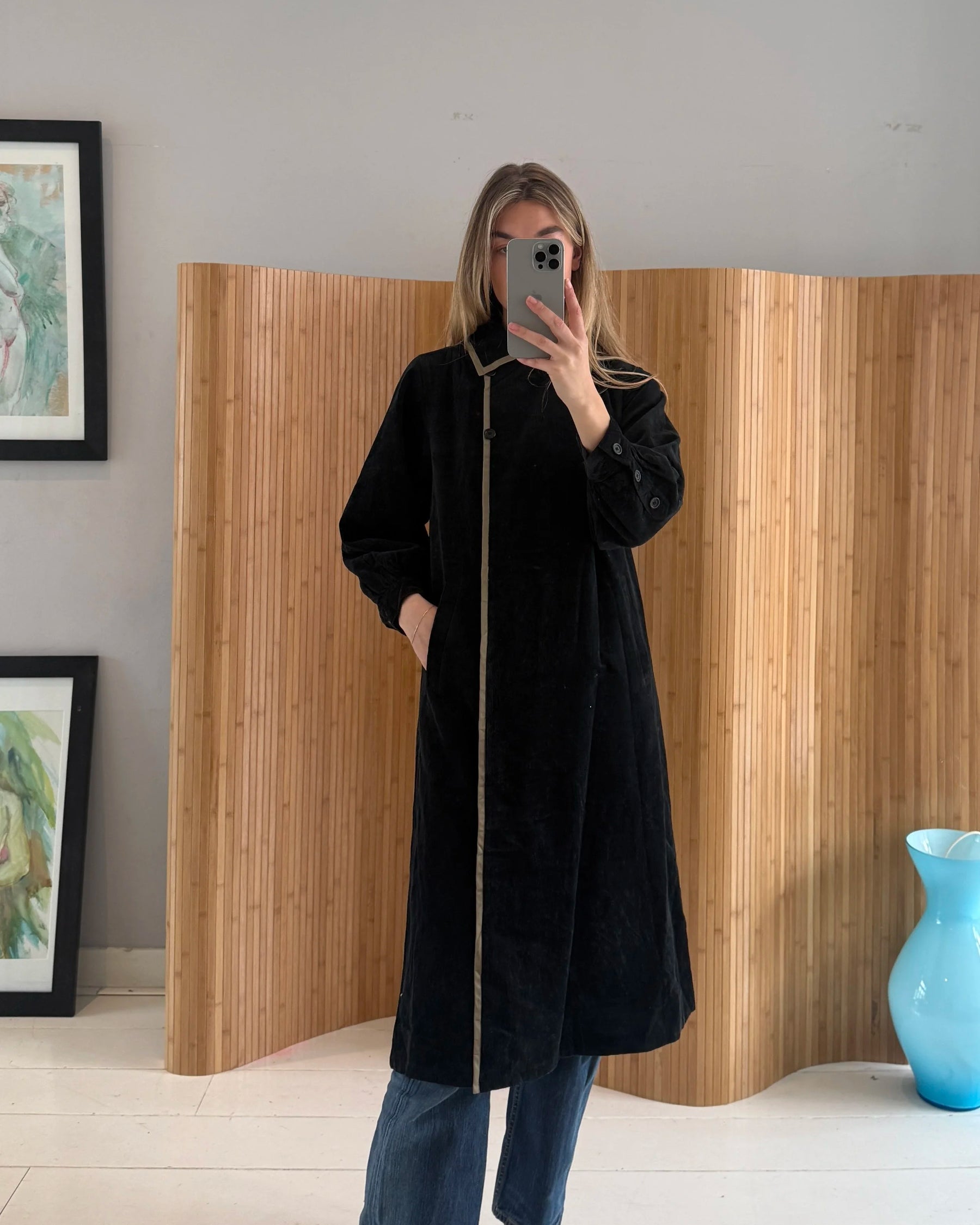 Yves Saint Laurent Corduroy Coat